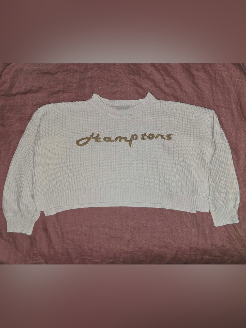 Sincerely Jules White Ribbed Knit Top